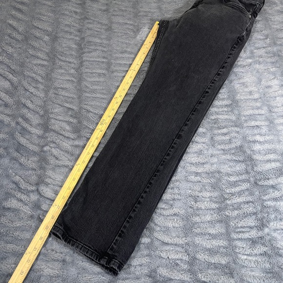 Levis 559 Relaxed Straight Mens Jeans 32x29 Faded Black Stretch Denim 00559-0239 - Picture 7 of 11